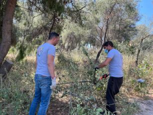 Καθαρισμός στο λόφο Τσακού